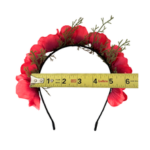 Load image into Gallery viewer, Poppy Flower Crown