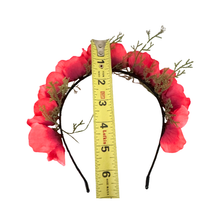 Load image into Gallery viewer, Poppy Flower Crown
