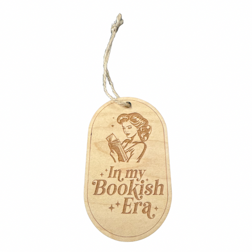 Bookish Era - Wood Ornament