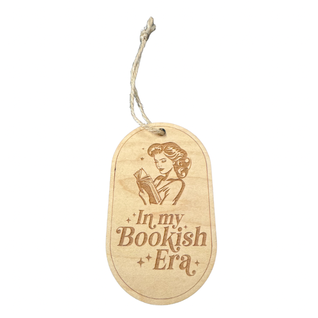Bookish Era - Wood Ornament