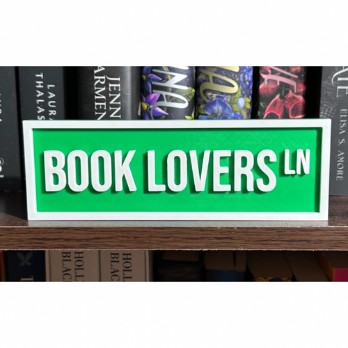Book Lovers Street Sign