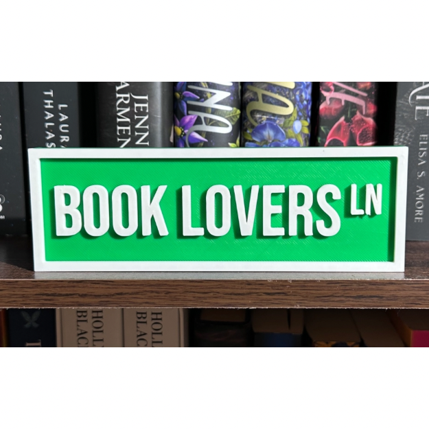 Book Lovers Street Sign