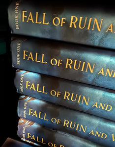 Fall of Ruin and Wrath HARDCOVER SIGNED *PLEASE READ DESCRIPTION*