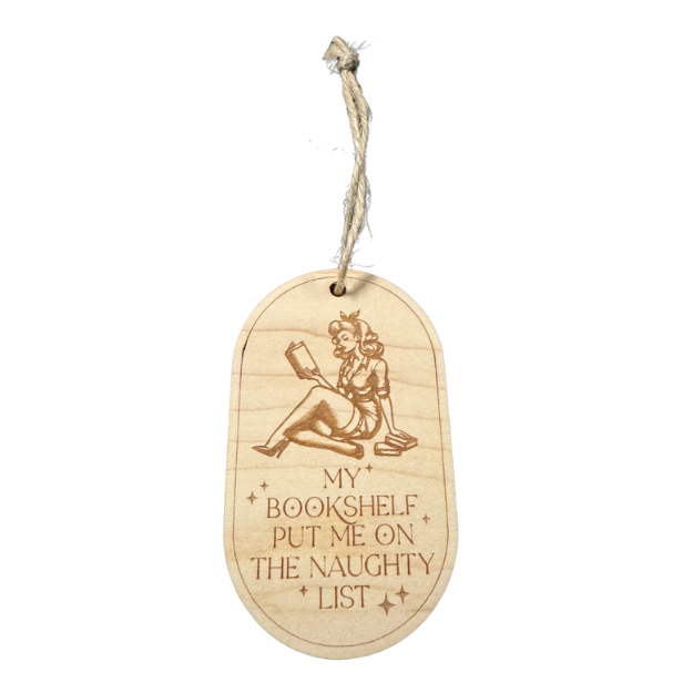 Naughty List - Wood Ornament