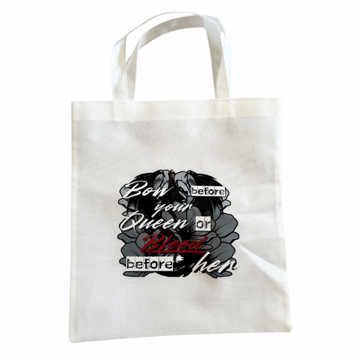 *Outlet* White Grocery Tote