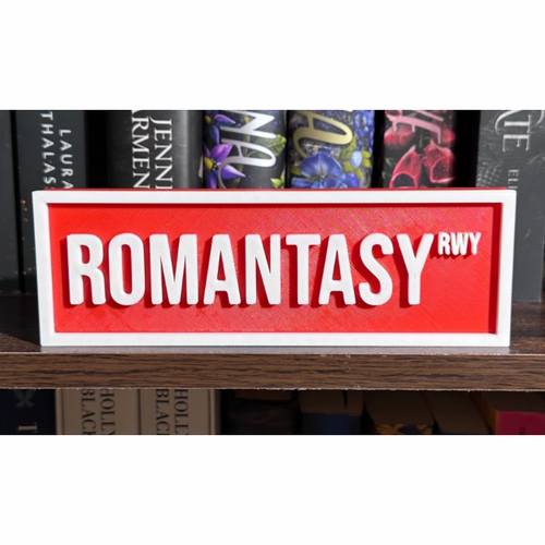 Romantasy Street Sign