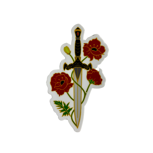 Blood & Ash Dagger Sticker