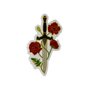 Blood & Ash Dagger Sticker