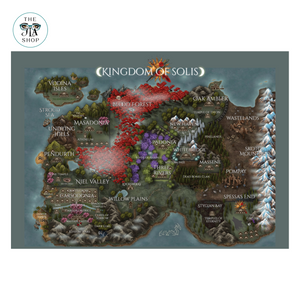 KINGDOM OF SOLIS MAP Art Print