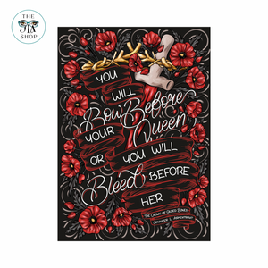 Bow Before Your Queen Art Print