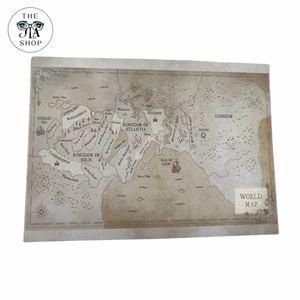 FBAA WORLD Map Art Print